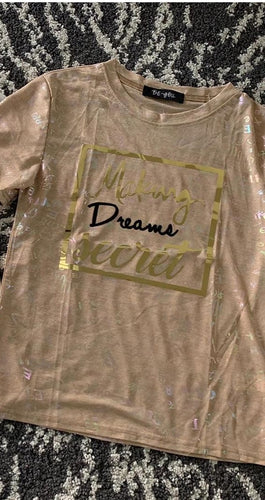 Metallic Dreams Top